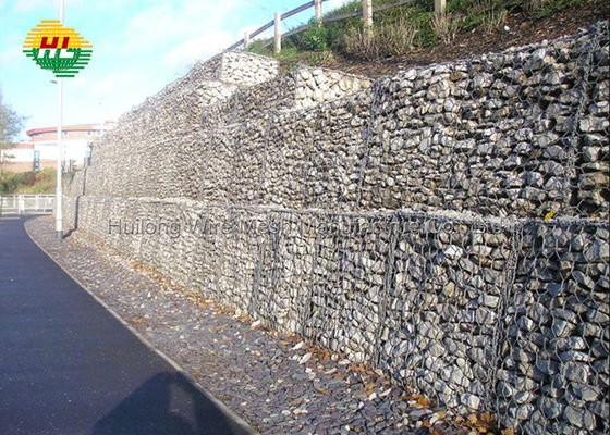 PE Coated Gabion Box Wire Mesh 60x80 for Construction Garden