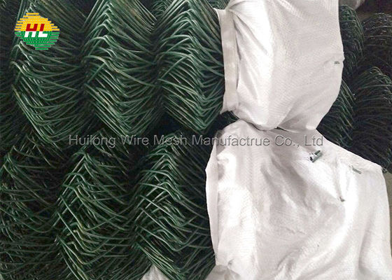 HUILONG 1-4'' PVC Coated Diamond Mesh Fence For Sports Ground