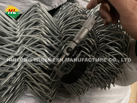 60x60mm 3.5mm Heavy Galvanized Chain Link Fence for Residential Use