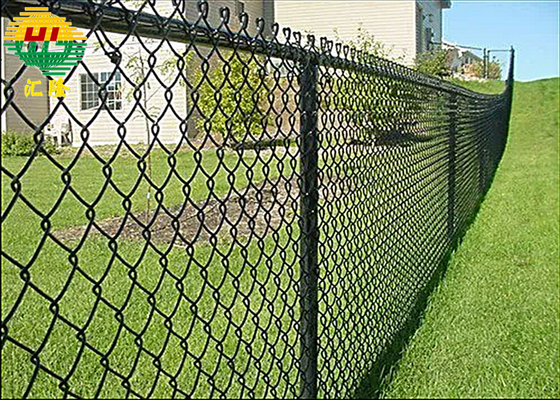 Pvc Powder Coated Chain Wire Fencing Galvanized Steel 4x50 Ft 9.5 Gauge