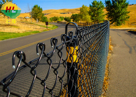 Pvc Powder Coated Chain Wire Fencing Galvanized Steel 4x50 Ft 9.5 Gauge