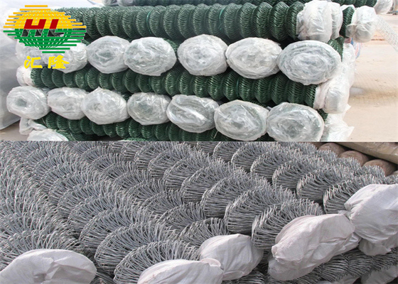 6 Foot 9 Gauge Chain Link Fence Galvanized And Pvc Coated Wire
