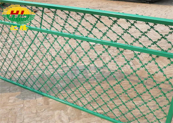 Diamond Mesh Razor Blade Fencing Wire For Farm Garden 10m Length