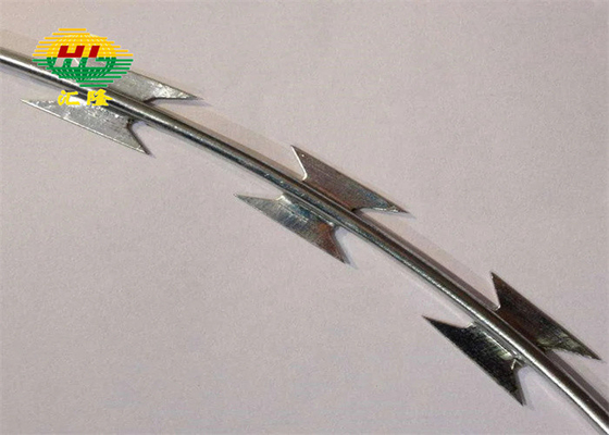 Bto-22 Concertina Barbed Wire 450mm Coil Diameter Hot Dipped Galvanized