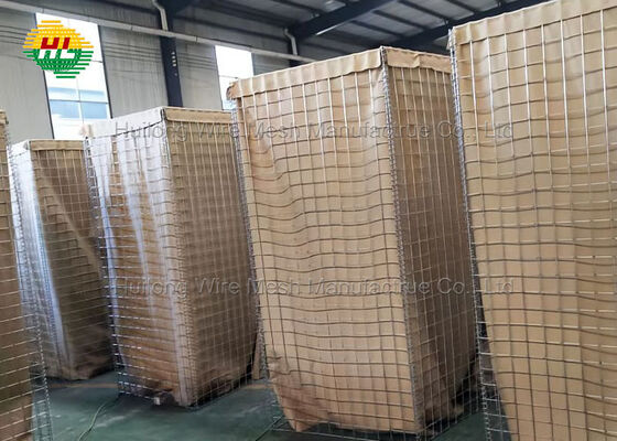 China Factory Bastion Gabions Barrier Wall/Defensive Barrier Heavy Duty Blast And Ballistic Protection Welded Bastion Barrier heesco Defensive Barrier