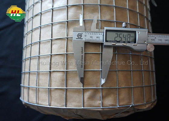 Galvanized Before Welding 1 inch x 1 inch 3ft x 19.5m 14Gauge Welded Wire Mesh Roll with Pallet for Home Garden Projects
