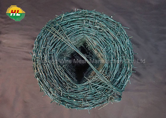 Gi Grade Silver Galvanized Barbed Wire 2 strands For Industrial