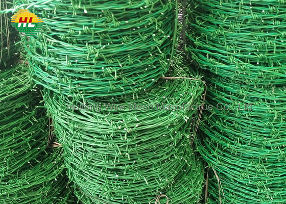 HUILONG 15 gauge barbed wire , 2 Point 12x12 Roll Of Razor Wire
