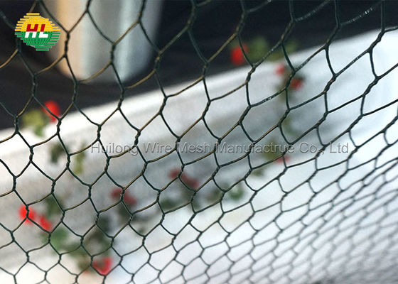 Green PVC Coated Hexagonal Wire Netting 60 Inches 150 Feet For Poultry