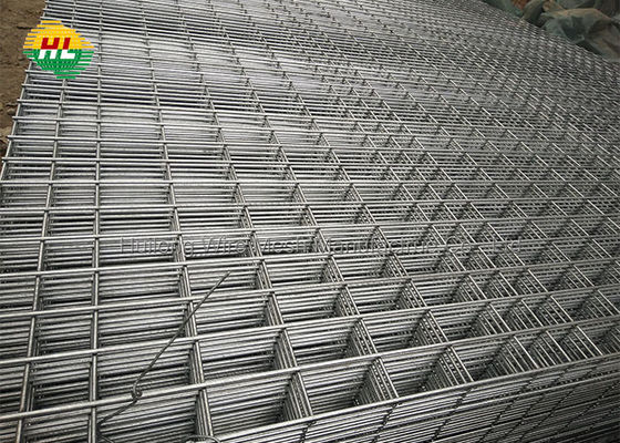 HUILONG Construction Site Galvanized Welded Wire Fence Panels 50x100mm Mesh