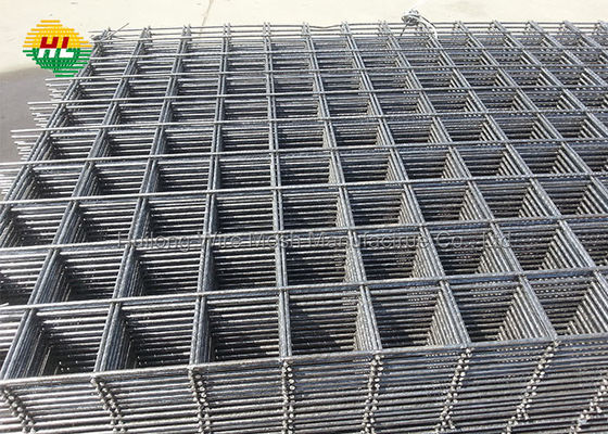 Square 50mm Galvanised Weld Mesh Fence Panels , 12 Gauge Welded Wire Fence Panels