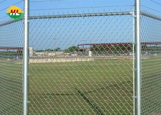 HUILONG 1-4'' PVC Coated Diamond Mesh Fence For Sports Ground