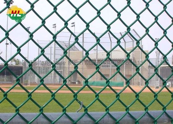 1.2m 10mtr Chain Link Wire Fence Green PVC Coated Anti Rust Protection