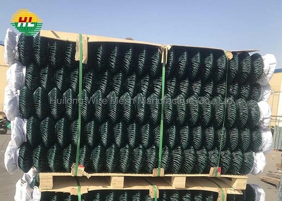 1.2m 10mtr Chain Link Wire Fence Green PVC Coated Anti Rust Protection