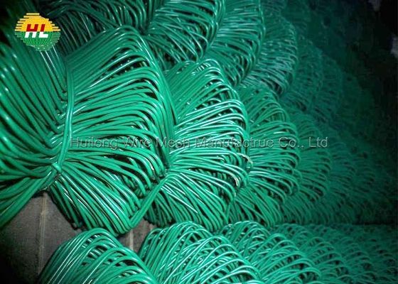 1.2m 10mtr Chain Link Wire Fence Green PVC Coated Anti Rust Protection