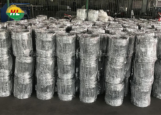 2.5mm Hinge Joint Wire Mesh , Hot Dipped Galvanized Metal Wire Fence Roll