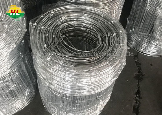 2.5mm Hinge Joint Wire Mesh , Hot Dipped Galvanized Metal Wire Fence Roll