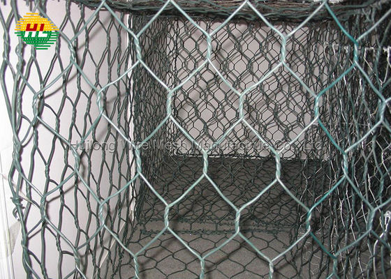 PE Coated Gabion Box Wire Mesh 60x80 for Construction Garden
