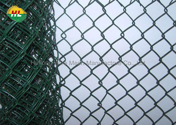 3mm Cyclone Wire Mesh Fencing , 25mtr Diamond Chain Link Fencing