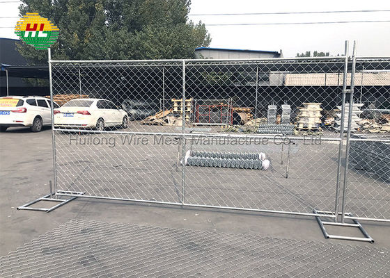 50mm Opening Temporary Metal Fence Panels with diagonal mesh