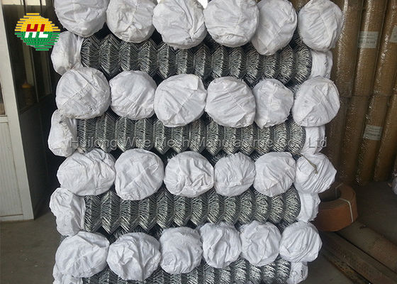 PVC Coated 50x50 Chain Link Wire Fence 6ft Temperature Resistant