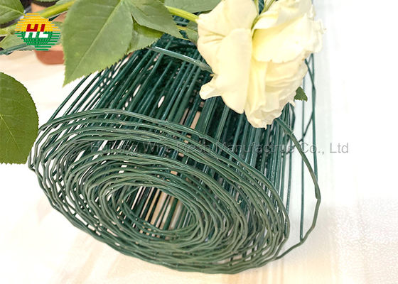 PVC Coating Green Dutch Welded Wire Mesh Panels 1.8m X 20m Roll