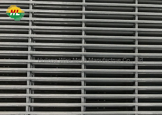 2.9m Length 358 Security Mesh Panels Black Powder Coated 2.1m Height Non Rusting