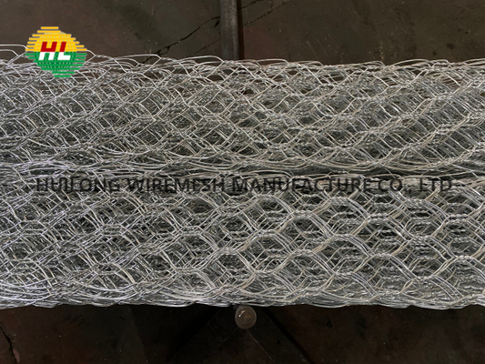 60x80mm Gabion  Mesh Wire 2.2mm Selvedge Wire 2.7mm