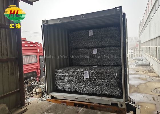 Heavy Galvanized Gabion Stone Wall 1.5*1*1m 8x10cm Aperture