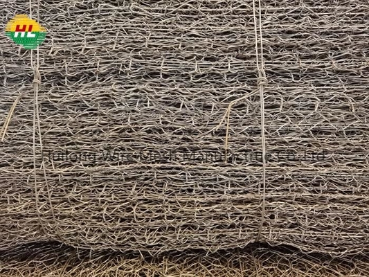 Galvanized Fence Gabion Box Retaining Wall PVC Coated 4*1*1m