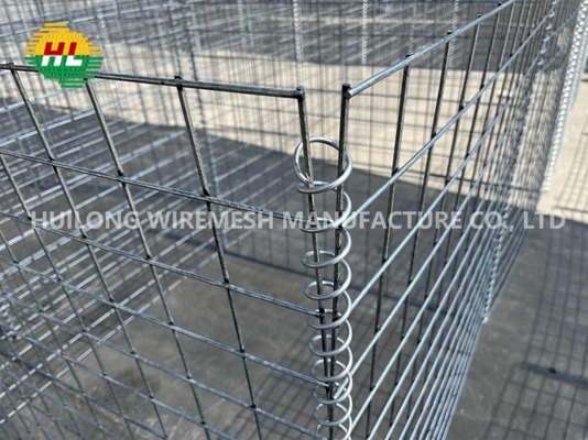 Galfan Coated Sand Filled Bastion Hesco Welded Retaining Wall