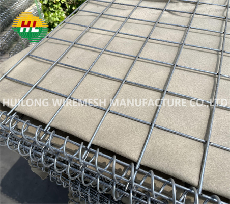 Geotextile Lined Hdpe Hesco Defensive Barriers Galvanized Earth Filled Military Protection