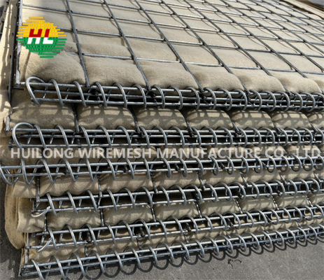 Geotextile Lined Hdpe Hesco Defensive Barriers Galvanized Earth Filled Military Protection