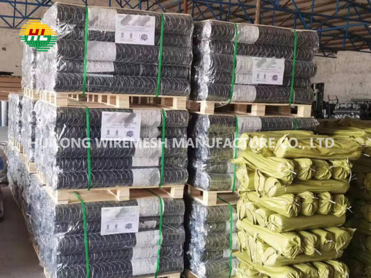 Galvanized Steel Hexagonal Wire Netting 1.2x25x0.9mm