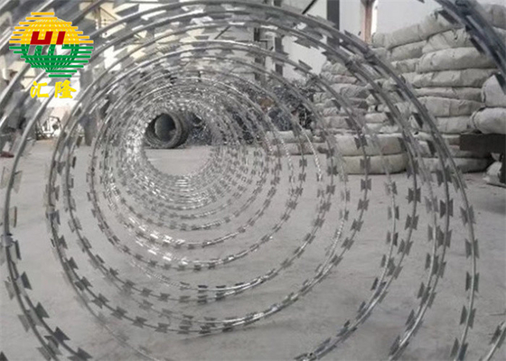 BTO-18 الأسلاك الشائكة كونيرتينا المجلفنة للسجون والمرافق الإصلاحية
