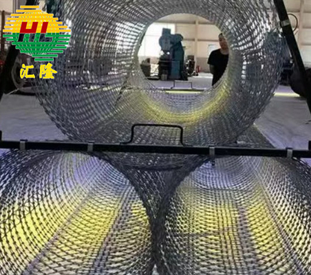 سلك الحلاقة الثقيل BTO-18 Concertina للدفاع العسكري وحالات الطوارئ