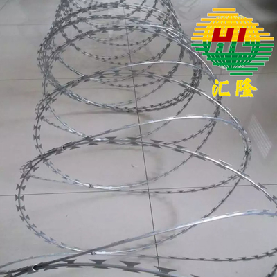 BTO-22 كونسيرتينا ريزر سلك الملفات عالية الجاذبية Ss 304 الفولاذ المقاوم للصدأ 316 المغطس الساخن